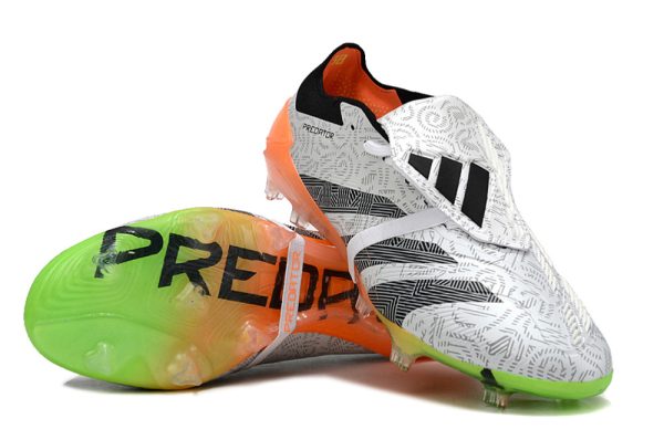 Botas de Fútbol Adidas Predator Accuracy+ FG Blanco Naranja Negro