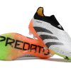 Botas de Fútbol Adidas Predator Accuracy+ FG Blanco Negro Naranja Verde