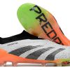 Botas de Fútbol Adidas Predator Accuracy+ FG Blanco Negro Naranja Verde