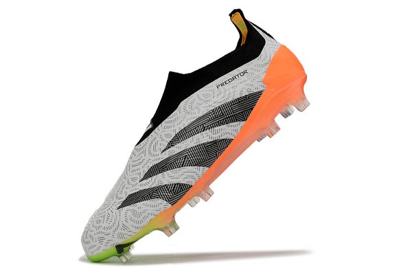 Botas de Fútbol Adidas Predator Accuracy+ FG Blanco Negro Naranja Verde