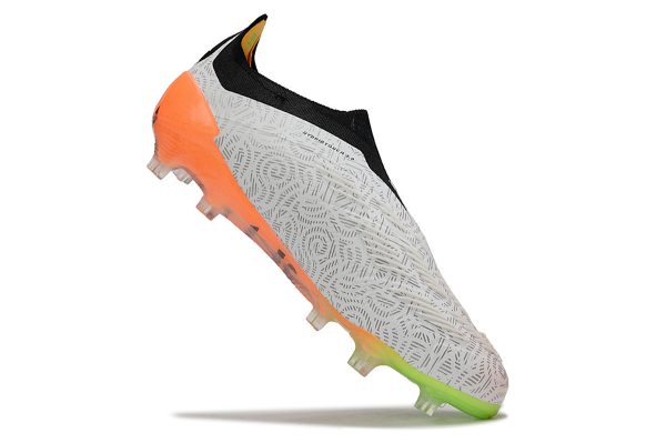 Botas de Fútbol Adidas Predator Accuracy+ FG Blanco Negro Naranja Verde