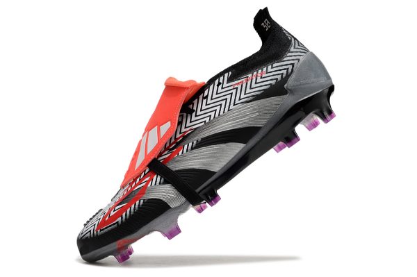 Botas de Fútbol Adidas Predator Accuracy+ FG Negro Blanco Rojo