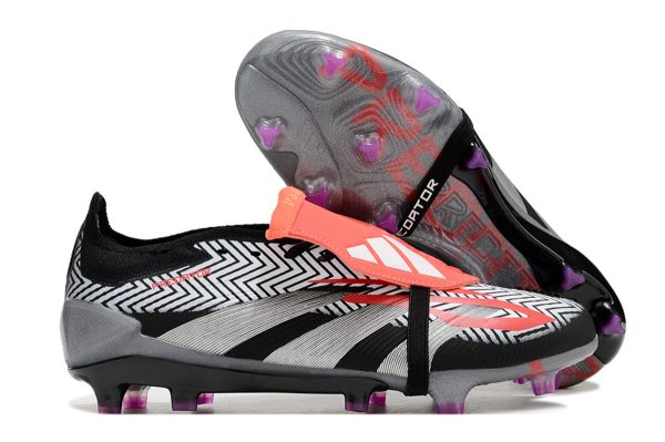 Botas de Fútbol Adidas Predator Accuracy+ FG Negro Blanco Rojo