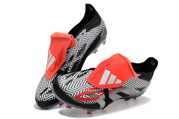 Botas de Fútbol Adidas Predator Accuracy+ FG Negro Blanco Rojo