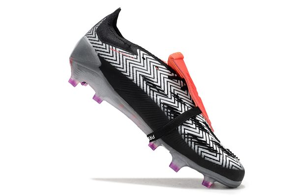 Botas de Fútbol Adidas Predator Accuracy+ FG Negro Blanco Rojo