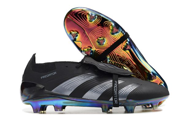 Botas de Fútbol Adidas Predator Accuracy+ FG Negro Plata