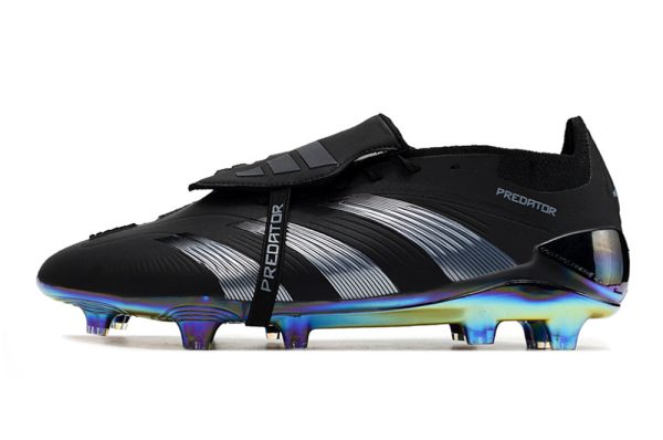 Botas de Fútbol Adidas Predator Accuracy+ FG Negro Plata