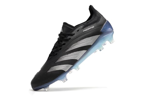 Botas de Fútbol Adidas Predator Accuracy+ FG Negro Plata Azul