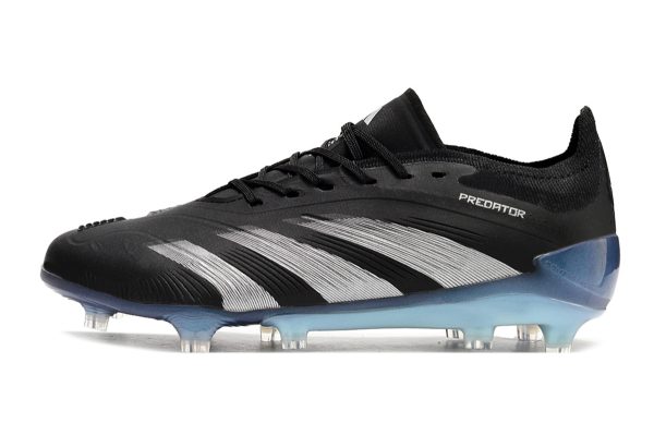 Botas de Fútbol Adidas Predator Accuracy+ FG Negro Plata Azul