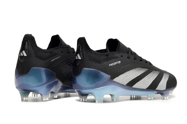 Botas de Fútbol Adidas Predator Accuracy+ FG Negro Plata Azul