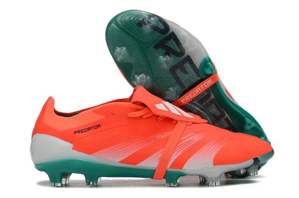 Botas de Fútbol Adidas Predator Accuracy+ FG Rojo Verde