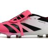 Botas de Fútbol Adidas Predator Accuracy+ FG Rosa Blanco Negro