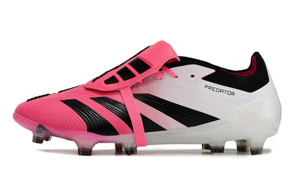 Botas de Fútbol Adidas Predator Accuracy+ FG Rosa Blanco Negro