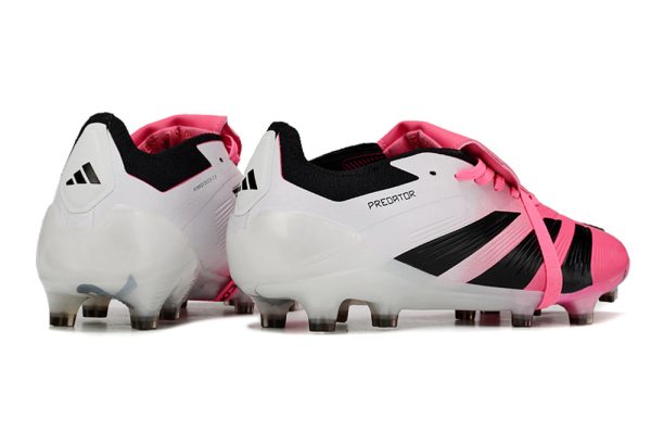 Botas de Fútbol Adidas Predator Accuracy+ FG Rosa Blanco Negro