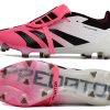 Botas de Fútbol Adidas Predator Accuracy+ FG Rosa Blanco Negro