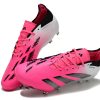 Botas de Fútbol Adidas Predator Accuracy+ FG Rosa Plata Blanco