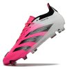 Botas de Fútbol Adidas Predator Accuracy+ FG Rosa Plata Blanco