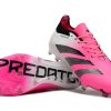 Botas de Fútbol Adidas Predator Accuracy+ FG Rosa Plata Blanco