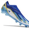 Botas de Fútbol Messi Adidas X Crazyfast.1 Laceless FG Azul