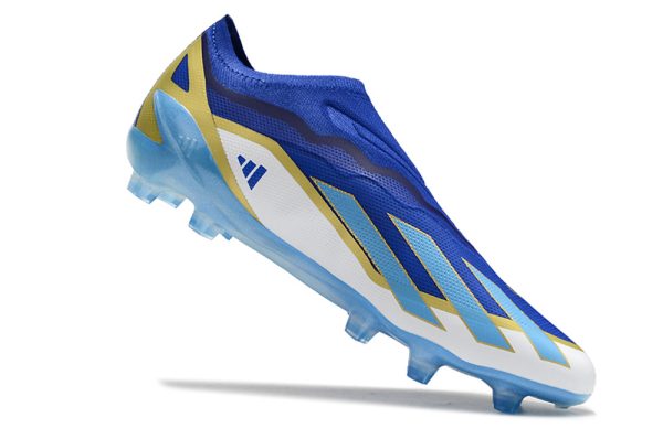 Botas de Fútbol Messi Adidas X Crazyfast.1 Laceless FG Azul