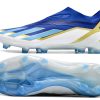 Botas de Fútbol Messi Adidas X Crazyfast.1 Laceless FG Azul