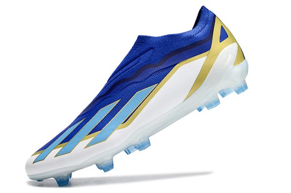 Botas de Fútbol Messi Adidas X Crazyfast.1 Laceless FG Azul