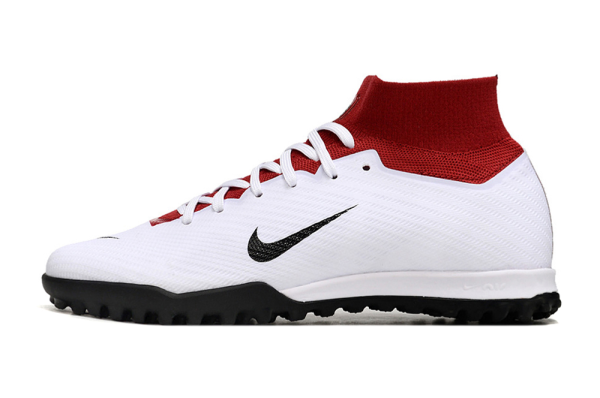 Botas de Fútbol Nike Air Zoom Mercurial Superfly IX Elite TF Blanco Rojo