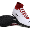 Botas de Fútbol Nike Air Zoom Mercurial Superfly IX Elite TF Blanco Rojo