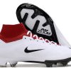 Botas de Fútbol Nike Air Zoom Mercurial Superfly IX Elite FG Blanco Rojo