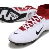 Botas de Fútbol Nike Air Zoom Mercurial Superfly IX Elite FG Blanco Rojo