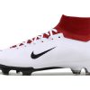 Botas de Fútbol Nike Air Zoom Mercurial Superfly IX Elite FG Blanco Rojo