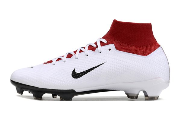 Botas de Fútbol Nike Air Zoom Mercurial Superfly IX Elite FG Blanco Rojo