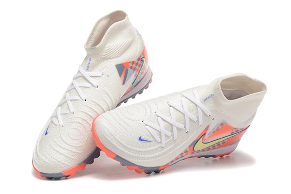 Botas de Fútbol Nike Phantom GX II Luna Elite TF Hombre Blanco Naranja