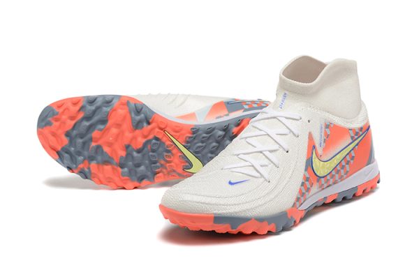 Botas de Fútbol Nike Phantom GX II Luna Elite TF Hombre Blanco Naranja