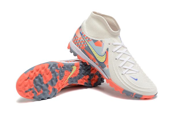 Botas de Fútbol Nike Phantom GX II Luna Elite TF Hombre Blanco Naranja