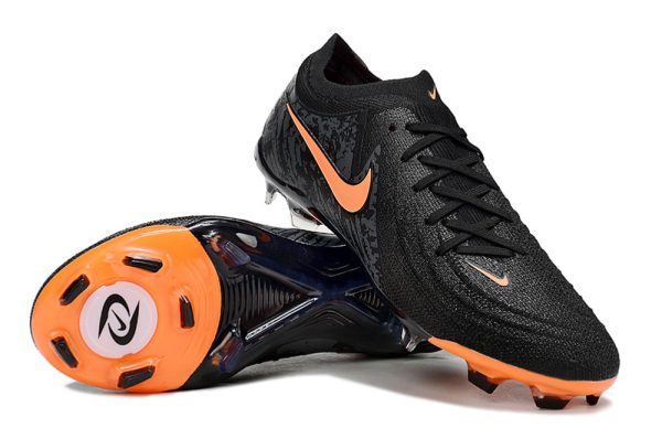 Botas de Fútbol Nike Phantom Luna Elite FG Negro Naranja