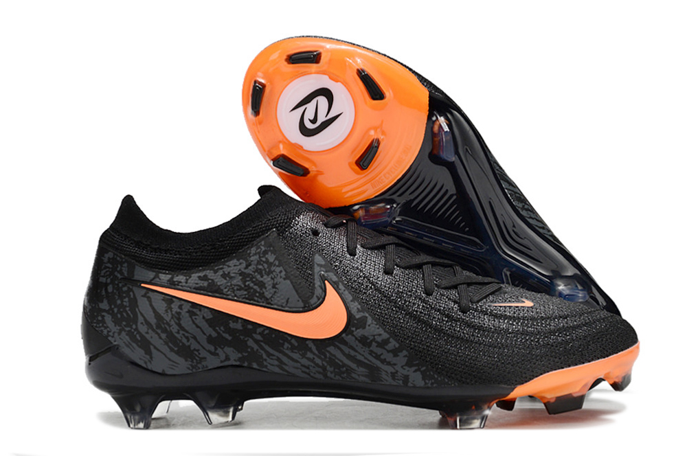 Botas de Fútbol Nike Phantom Luna Elite FG Negro Naranja