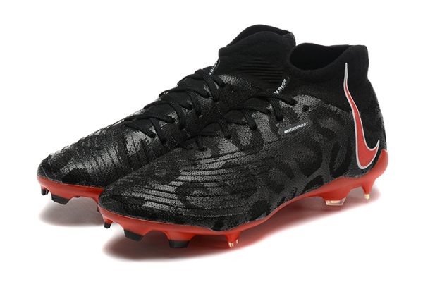 Botas de Fútbol Nike Phantom Luna Elite FG Negro Rojo