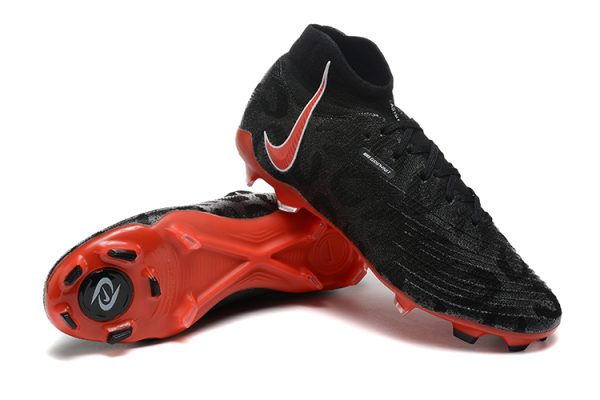 Botas de Fútbol Nike Phantom Luna Elite FG Negro Rojo