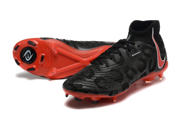 Botas de Fútbol Nike Phantom Luna Elite FG Negro Rojo