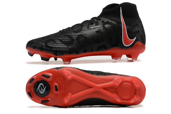 Botas de Fútbol Nike Phantom Luna Elite FG Negro Rojo