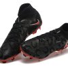 Botas de Fútbol Nike Phantom Luna Elite FG Negro Rojo