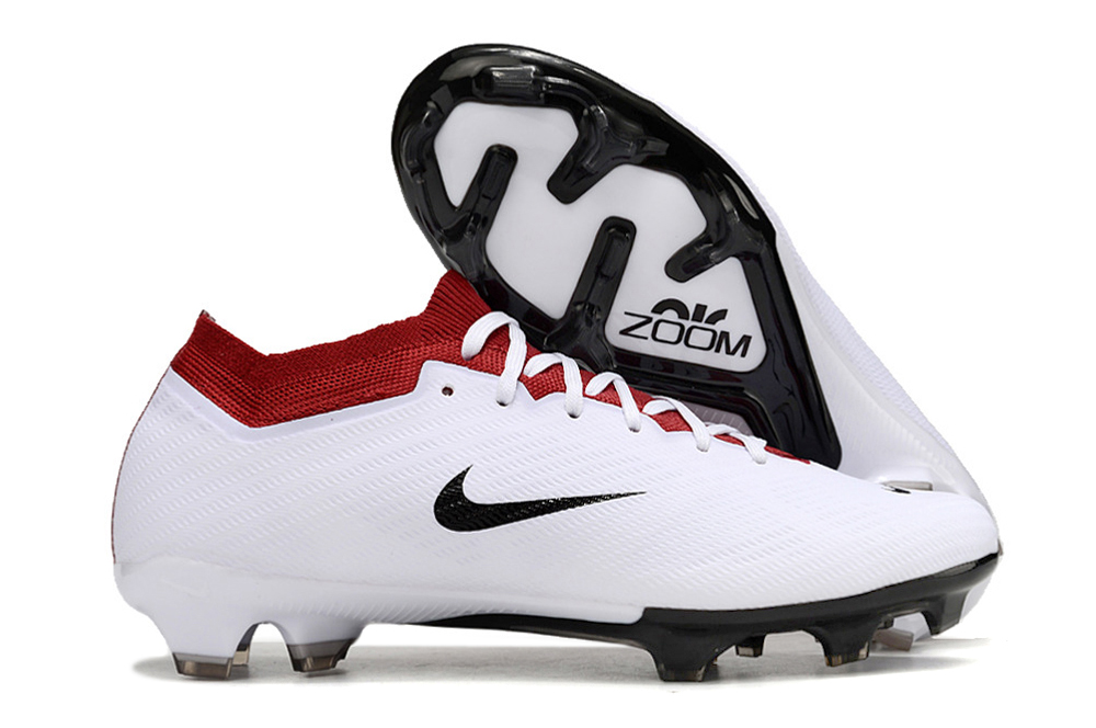 Botas de Fútbol Nike Air Zoom Mercurial Vapor XV Elite FG Blanco Rojo