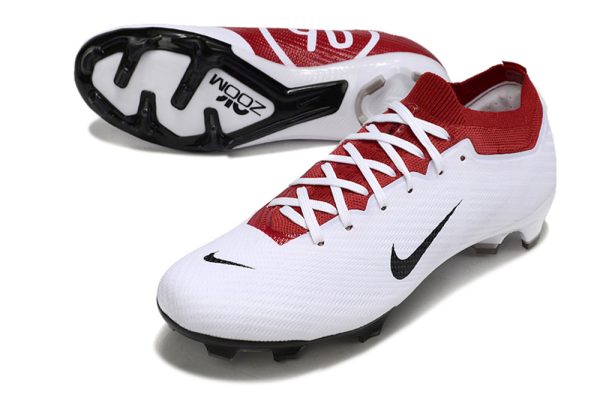 Botas de Fútbol Nike Air Zoom Mercurial Vapor XV Elite FG Blanco Rojo