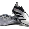 Botas de Fútbol Adidas Predator Accuracy+ FG Plata Negro