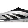 Botas de Fútbol Adidas Predator Accuracy+ FG Plata Negro