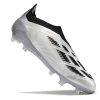 Botas de Fútbol Adidas Predator Accuracy+ FG Plata Negro