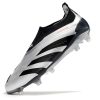 Botas de Fútbol Adidas Predator Accuracy+ FG Plata Negro